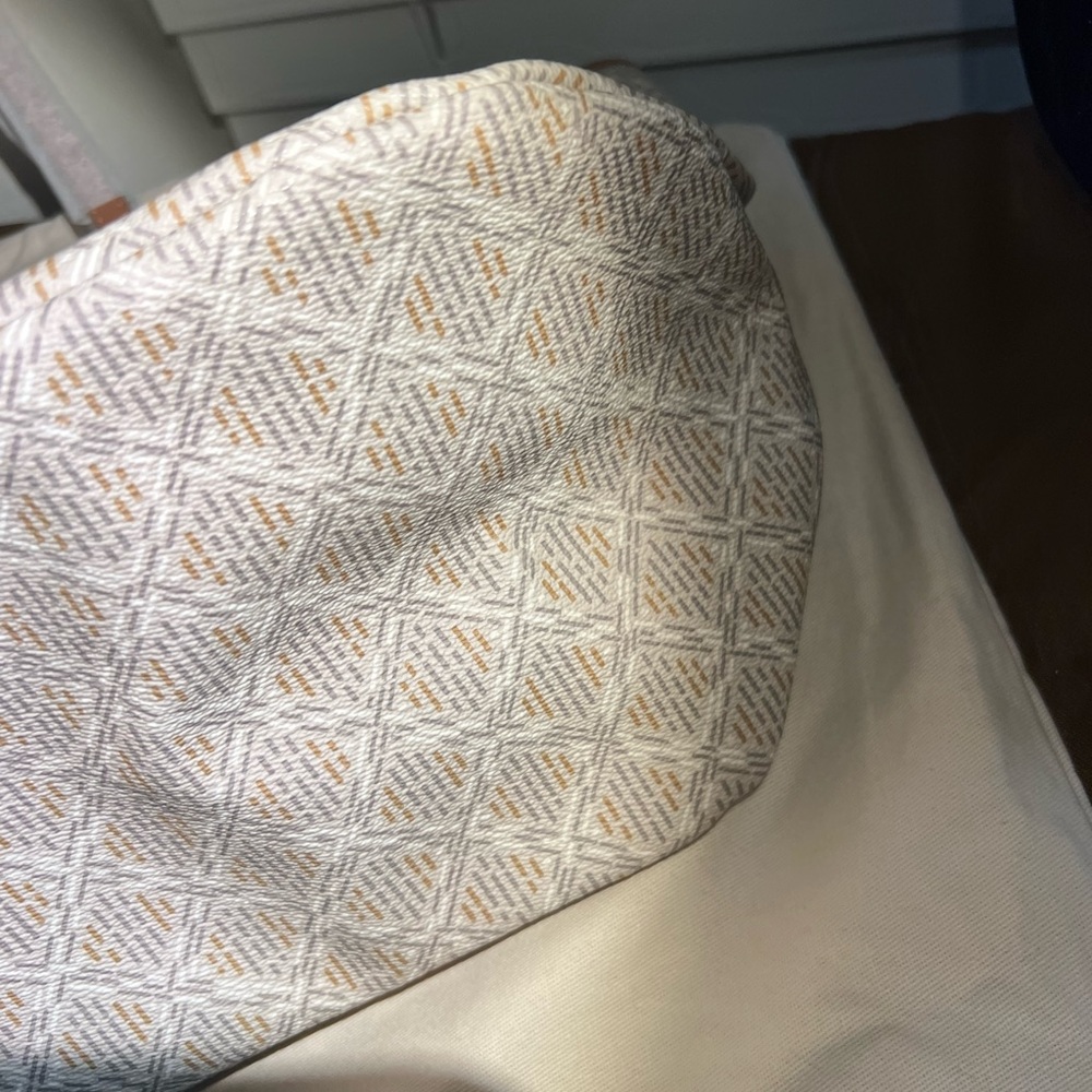 Fond Everything Bag - Tan,White,Gray Leather - New with Dustbag, comes w/ charm - Picture 7 of 10